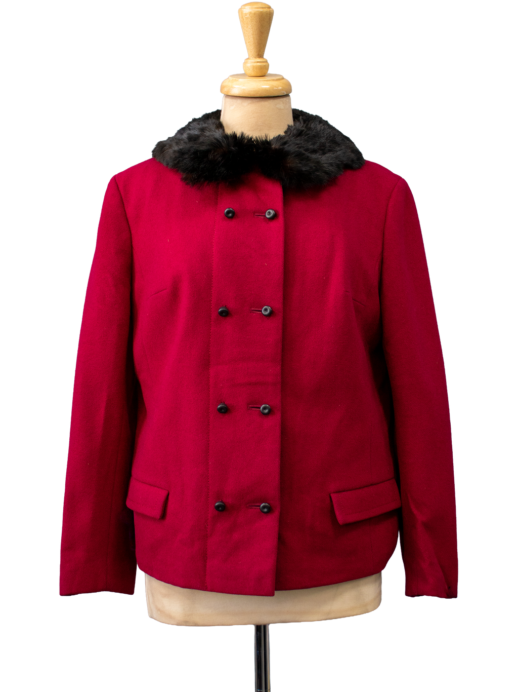 Neckermann Fur Collar Vintage Coat