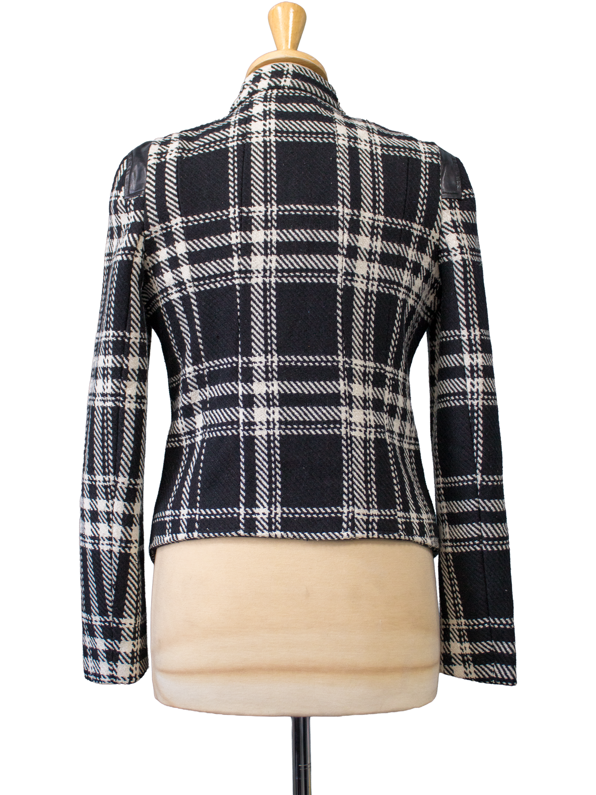 Cutie Black & White Plaid Jacket