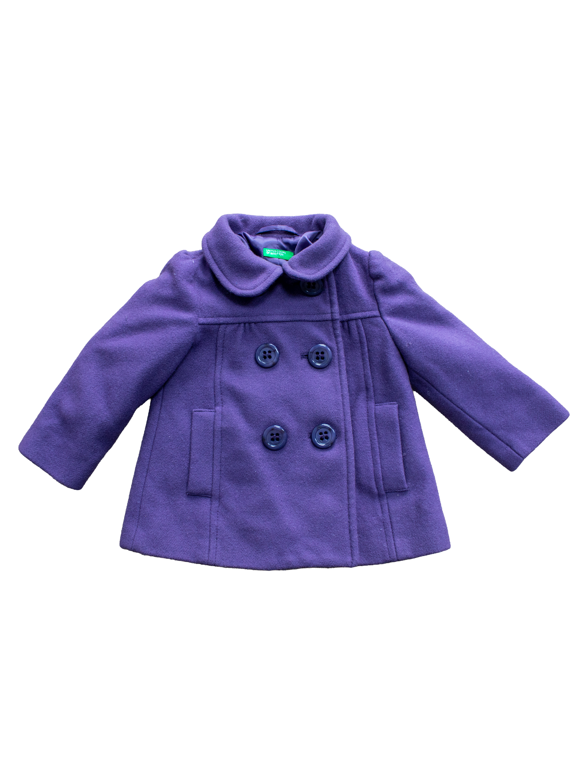 United Colors of Benetton Purple Kid's Pea Coat