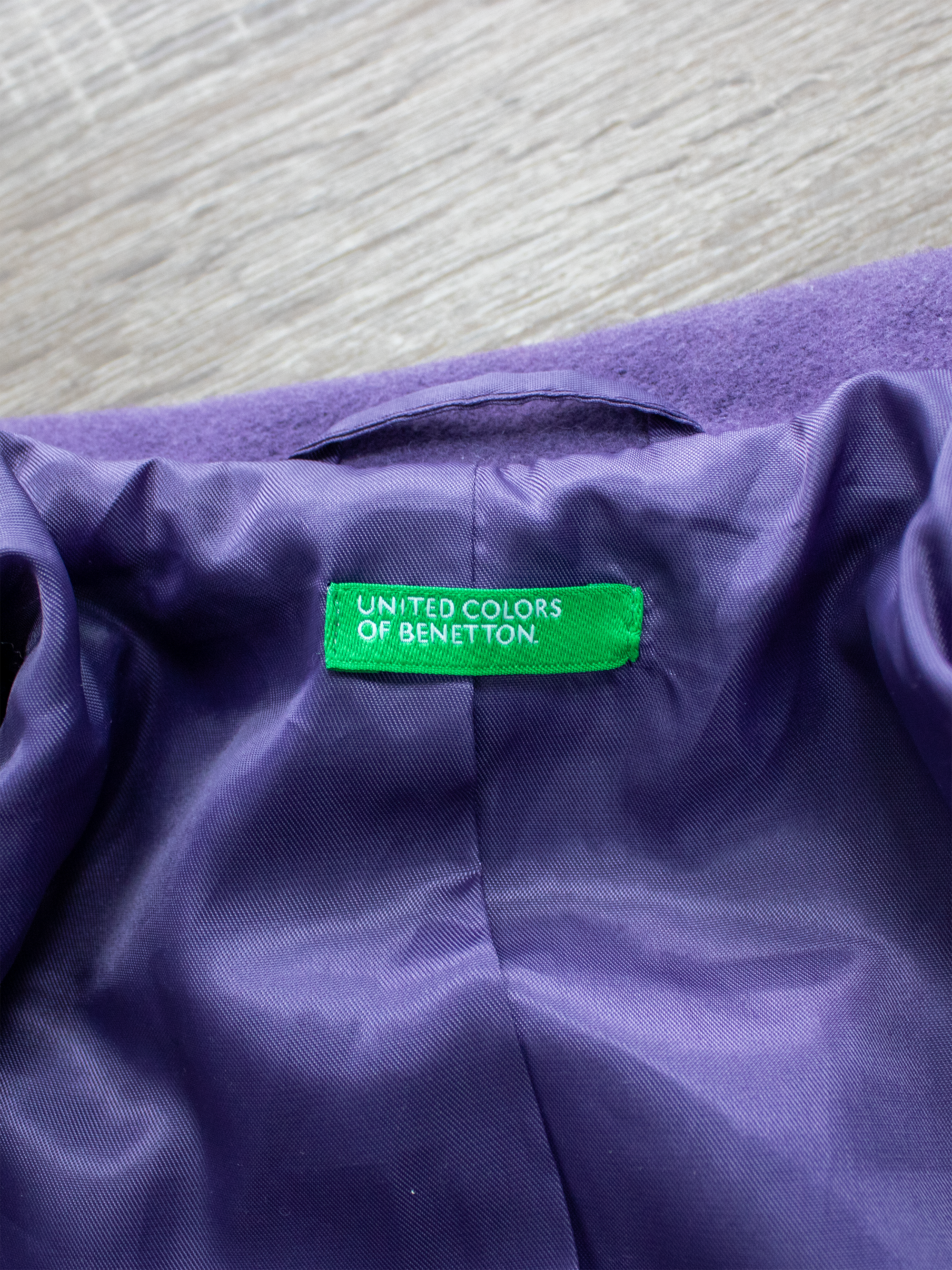 United Colors of Benetton Purple Kid's Pea Coat