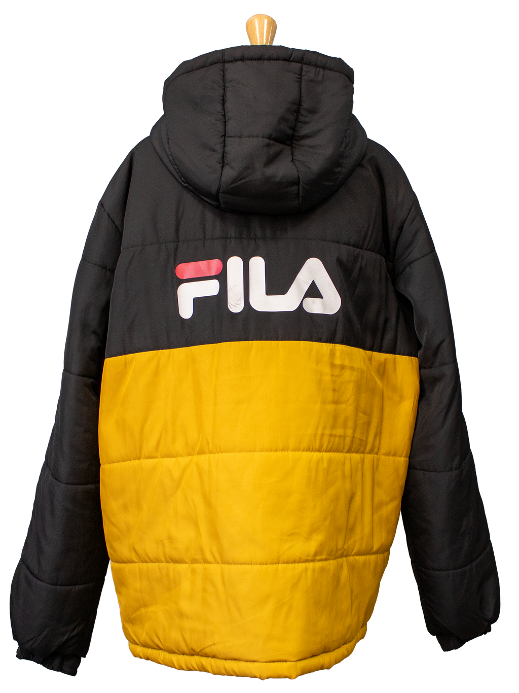 FILA Black and Yellow Puffer