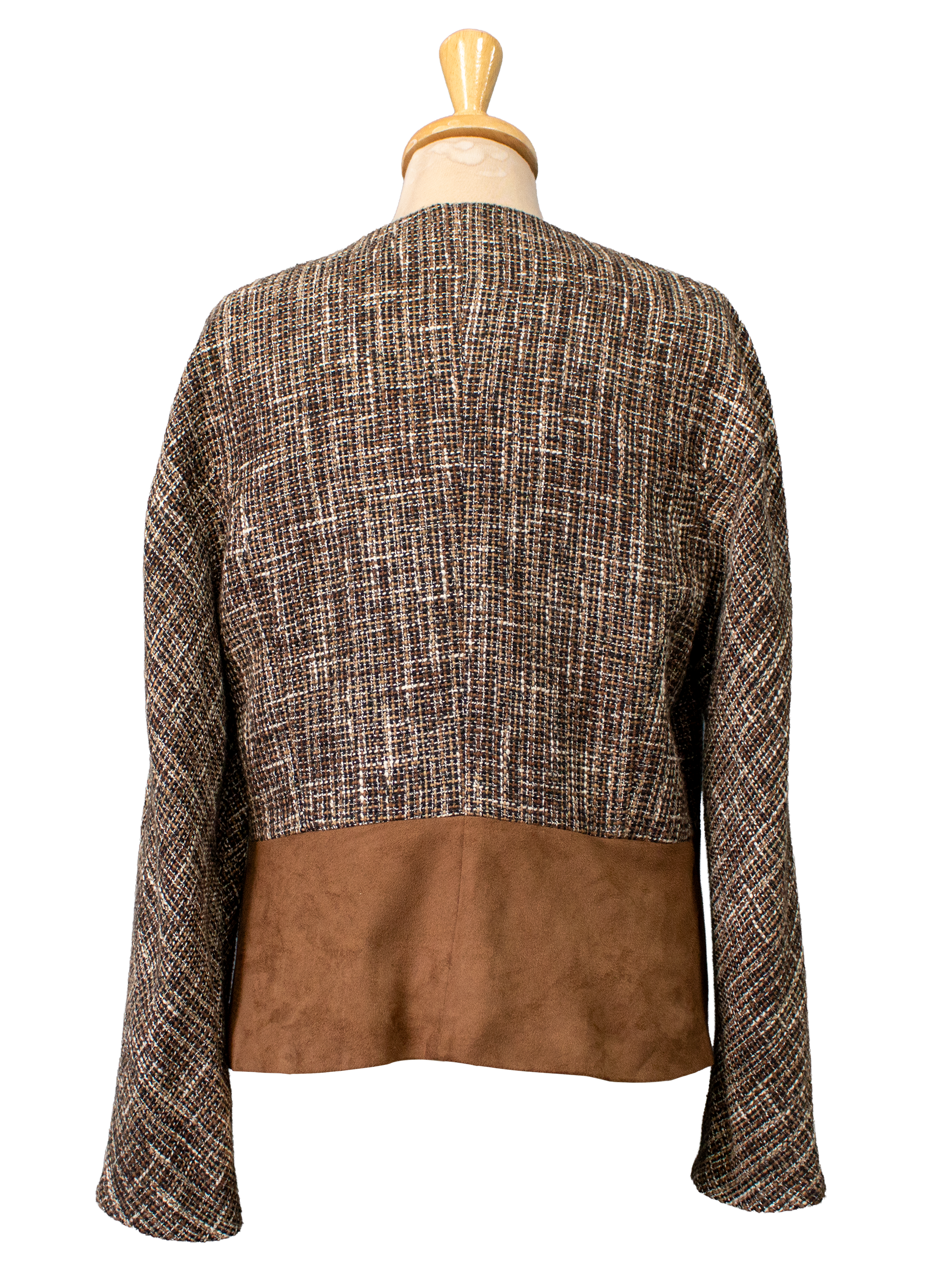 Gerry Webber Brown Colour-Blocked Coat